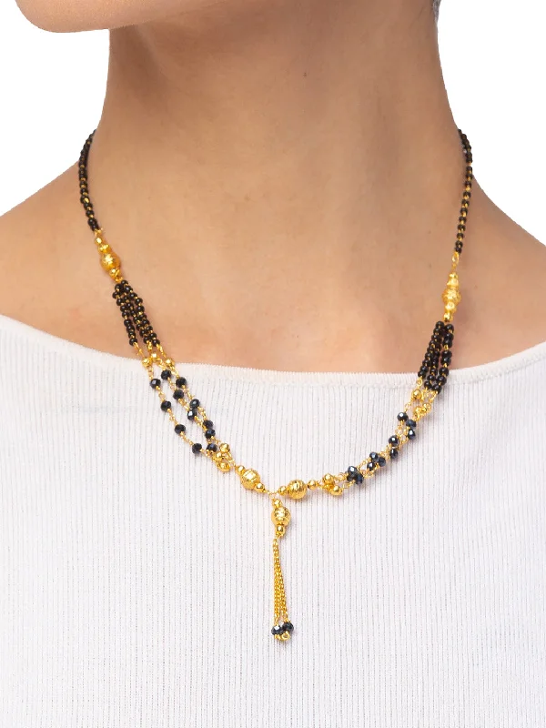 Digital Dress Room One Gram Gold Plated Short Mangalsutra मंगलसूत्र Latest Design Tanmaniya/Black Gold Beads New Mangalsutra Designs For Women (17 Inches) Tunics Fashionable trendy Digital Dress Room One Gram Gold Plated Short Mangalsutra मंगलसूत्र Latest Design Tanmaniya/Black Gold Beads New Mangalsutra Designs For Women (17 Inches) Tunics Fashionable trendy
