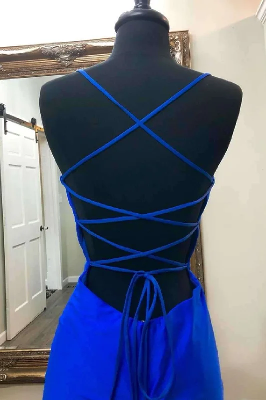 Sexy Tight Royal Blue Short Homecoming Dresses Tunics Ceremony elegant