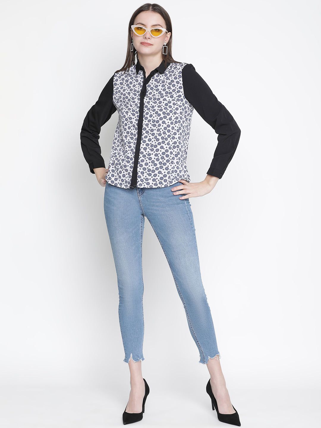 Full of beans printed women shirt-- Elegant Classic Vintage