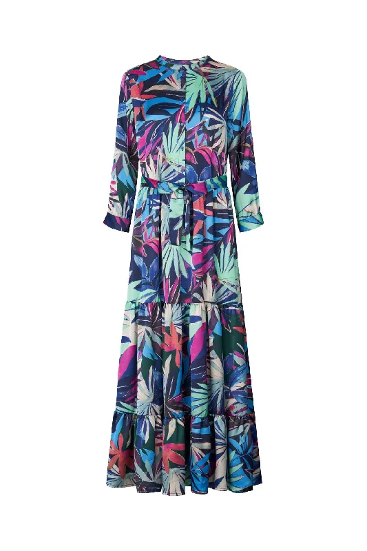 Nee Dress - Blue Multi Tunics Essential wardrobe