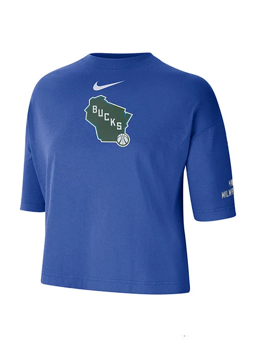 Women's Nike 2024-2025 City Edition Courtside Premium Boxy T-Shirt-- Faux Fur Fabric Real Fur Fabric Shearling Fabric Women's Nike 2024-2025 City Edition Courtside Premium Boxy T-Shirt-- Faux Fur Fabric Real Fur Fabric Shearling Fabric