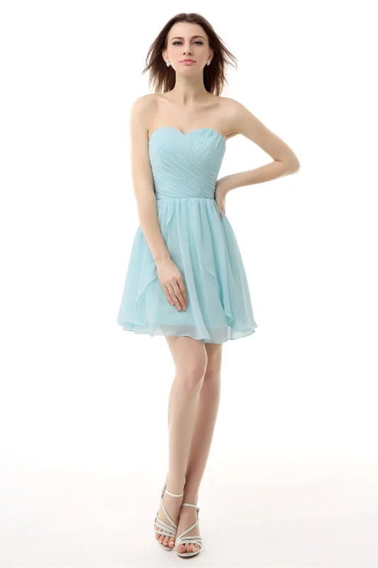 Mint Green Pleated Lace Short Homecoming Dresses Tunics Custom made