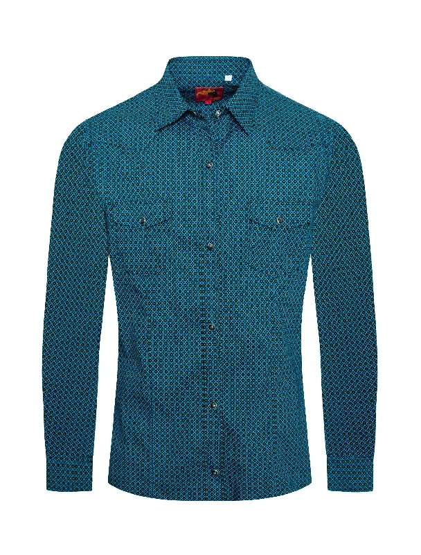 Women's Western Print Shirts -LS100-106-- Modern Contemporary Chic