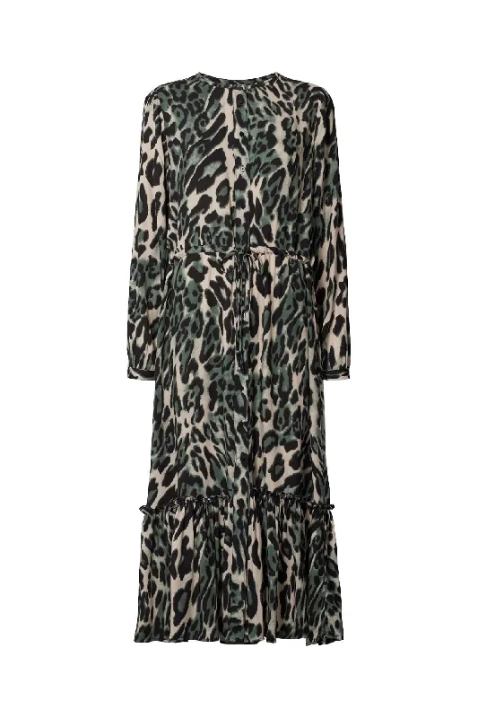 Anastacia Dress - Leopard Tunics Fashionable trendy