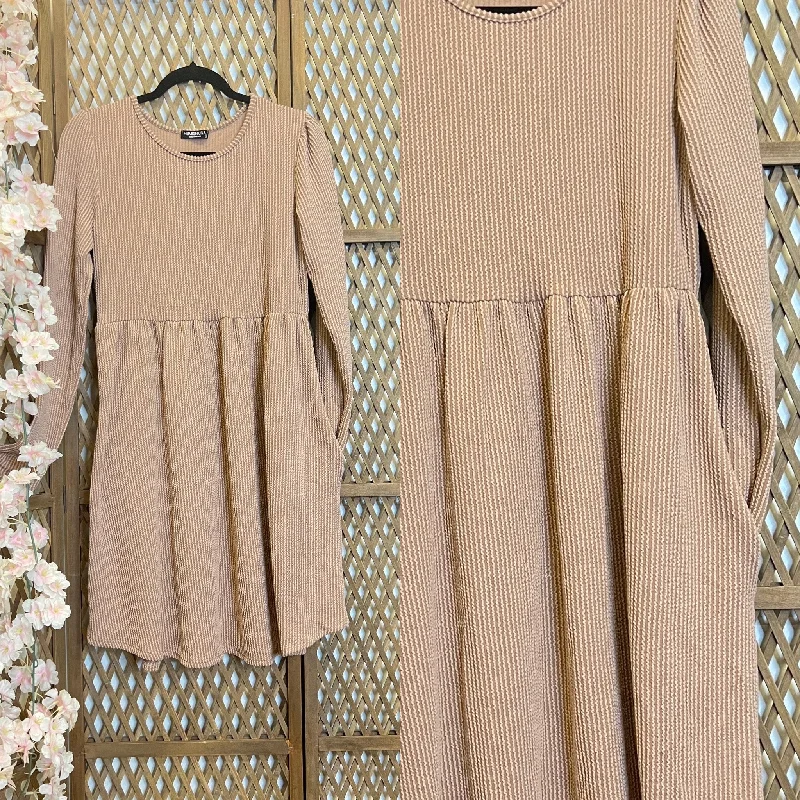 Ribbed Dress with Pockets COCO Tunics Yoga stretchy