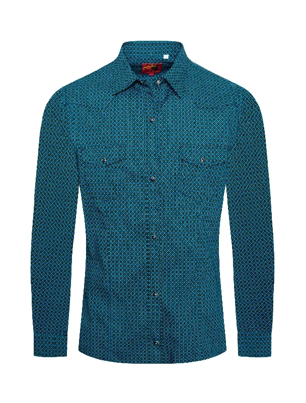 Women's Western Print Shirts -LS100--106-- Anti-Pilling Machine Wash Handmade