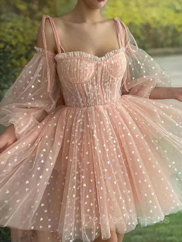 A-Line/Princess Spaghetti Straps Short/Mini Homecoming Dresses Tunics Top rated