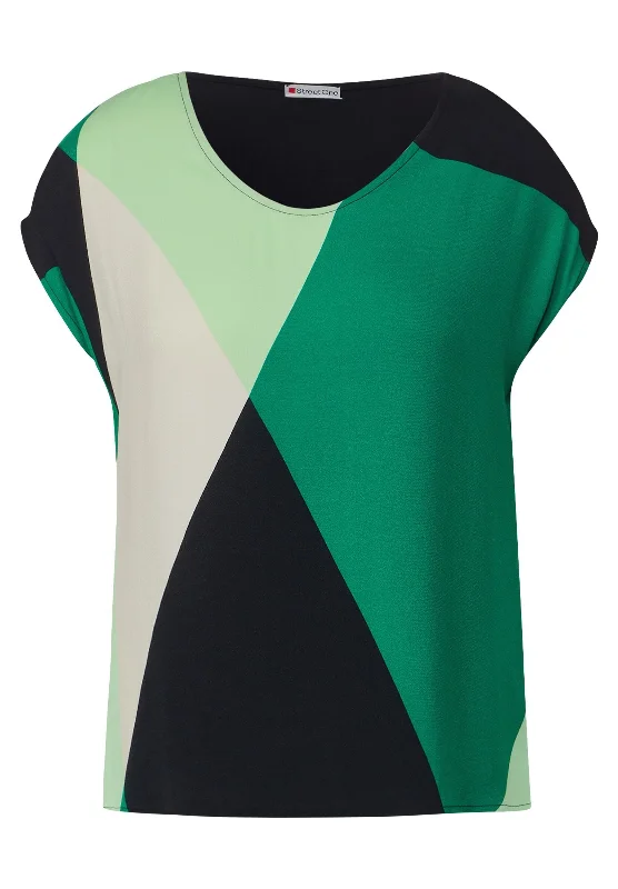 Materialmix Printshirt-- Cozy Warm Stylish
