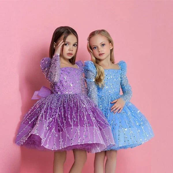 Glitz Beaded Bodice Little Girl Baby Doll Pageant Dress Tunics Floral girly
