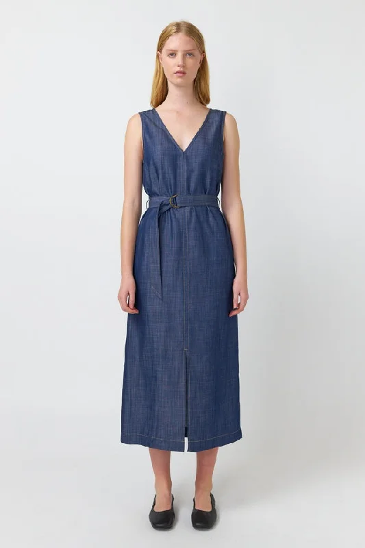 Traveller Dress - Chambray Tunics Sophisticated sleek