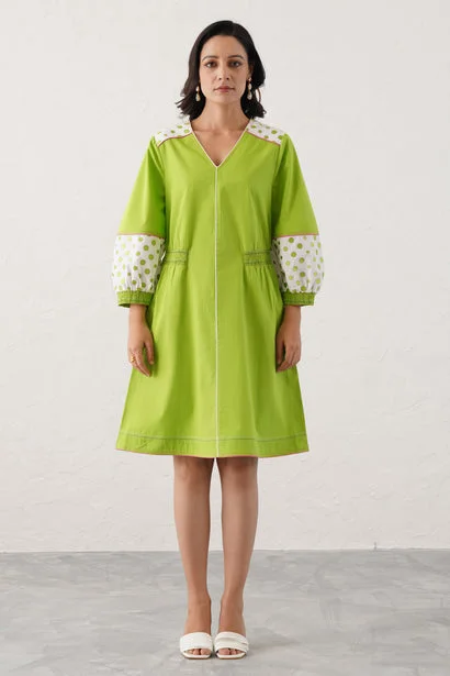 Quinn Dress with piping Tunics Luxurious high-end
