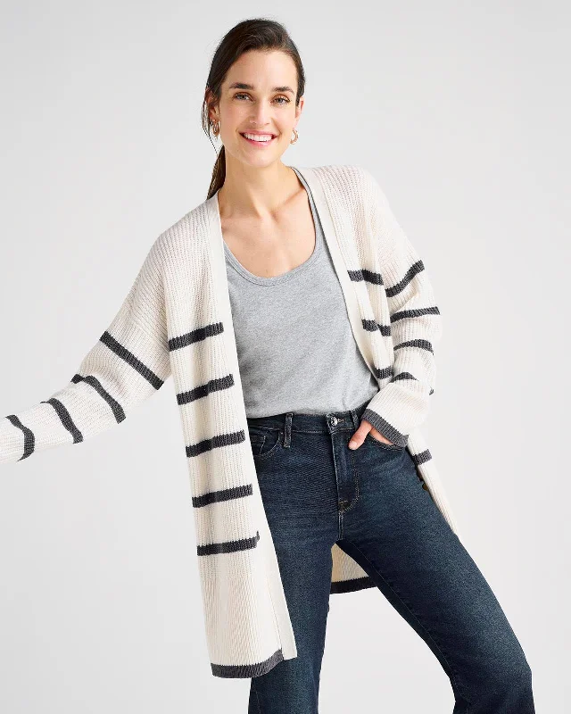 Elsie Cardigan Mesh Blend Leather Blend Suede Blend