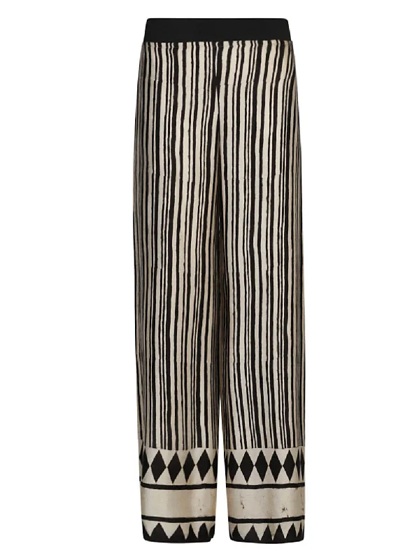 Obidi Trousers Black Trousers Palazzo Wide Leg