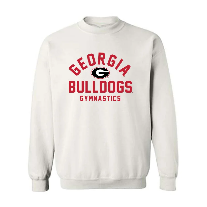 Georgia - NCAA Women's Gymnastics : Brooke Gleichowski - Classic Shersey Crewneck Sweatshirt Hoodie with Ribbed Cuffs Snug Fit Comfort Georgia - NCAA Women's Gymnastics : Brooke Gleichowski - Classic Shersey Crewneck Sweatshirt Hoodie with Ribbed Cuffs Snug Fit Comfort