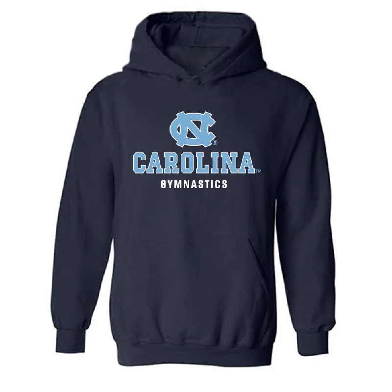 UNC - NCAA Women's Gymnastics : Julia Knower - Classic Shersey Hooded Sweatshirt Hoodie with Side Slits Relaxed Casual UNC - NCAA Women's Gymnastics : Julia Knower - Classic Shersey Hooded Sweatshirt Hoodie with Side Slits Relaxed Casual