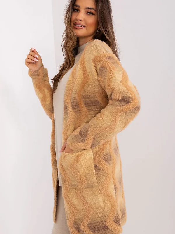 Cardigan AT Boat Neck Shawl Collar Notched Collar