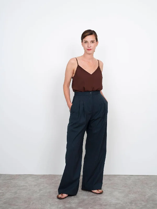 The Assembly Line High-Waisted Trousers Trousers Prom Sequined