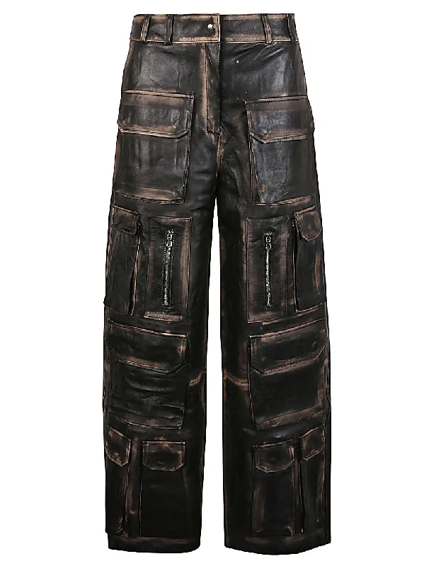 Fermas.club Trousers Black Trousers Cargo Utility