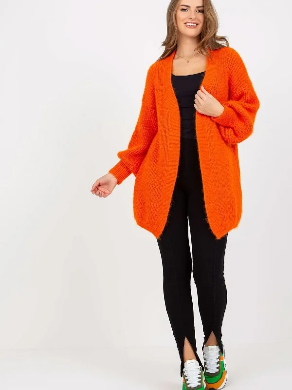 Cardigan Och Bella Denim Fabric Leather Fabric Suede Fabric