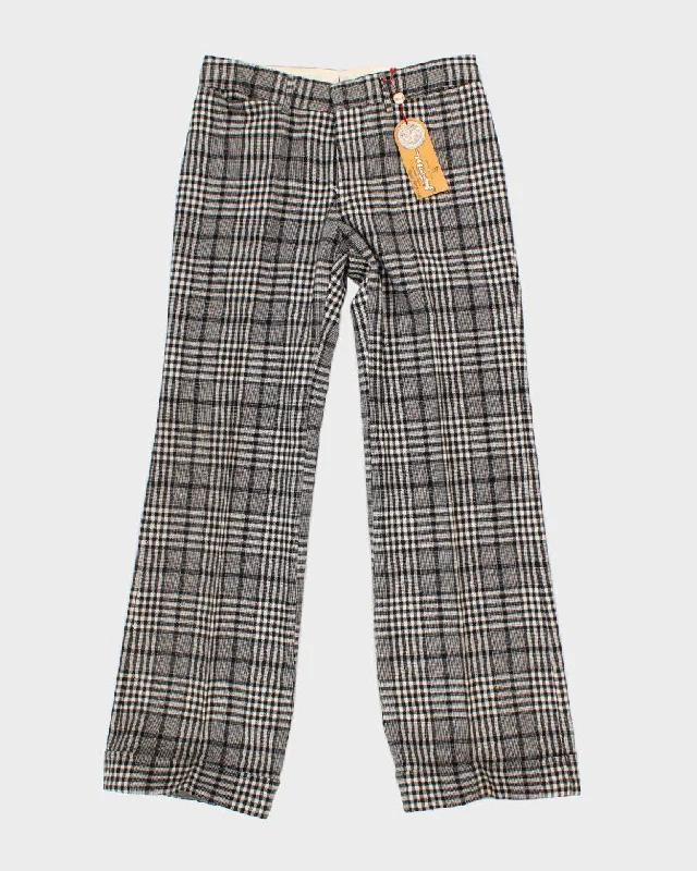 Vintage 60s Patterned Trousers - W32 L32 Trousers Travel Practical