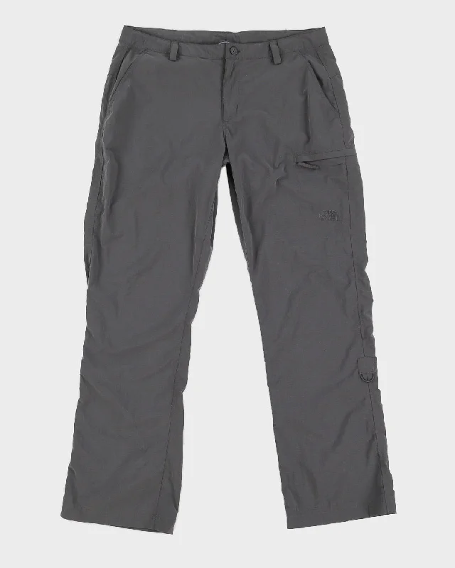 00s The North Face Grey Nylon Trousers - W32 L30 Trousers stylish elegant