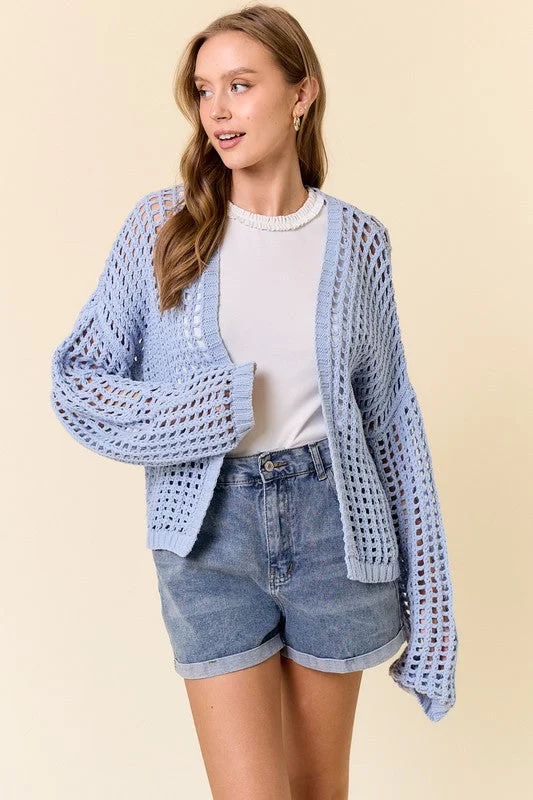 Crochet Cropped Cardigan Hooded Cardigan Collared Cardigan Shawl Collar