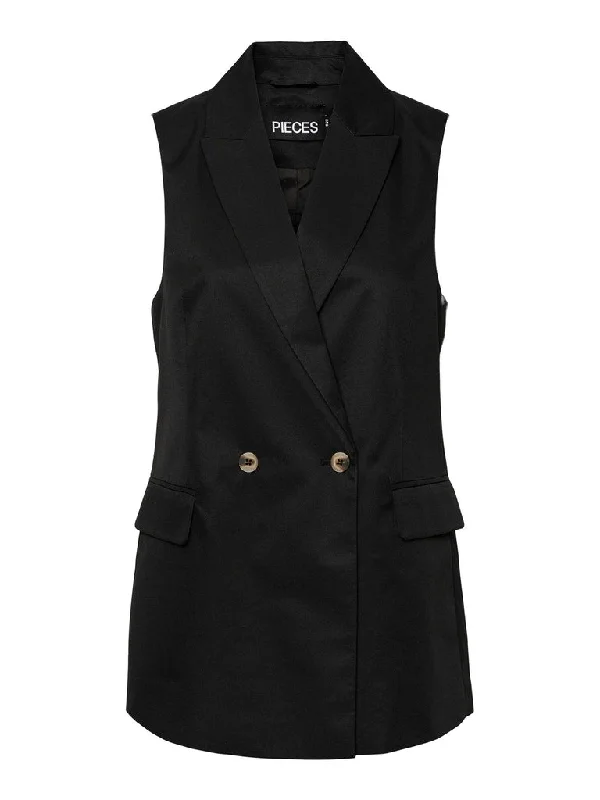 Pieces Tally - Blazer vest Cotton Blend Blazer