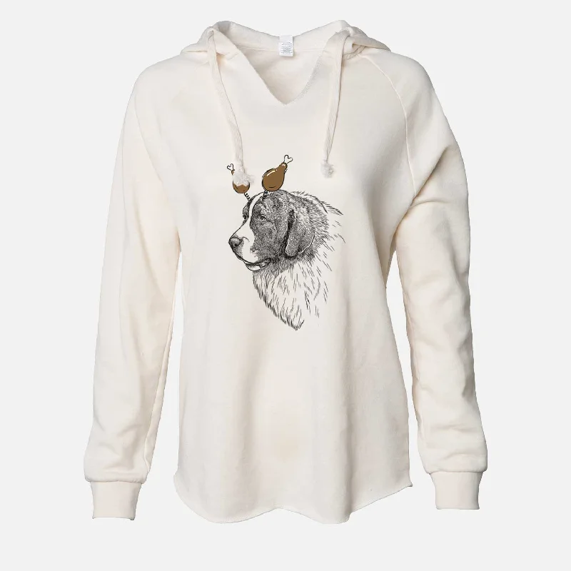 Thanksgiving Magnus the Pyrenean Mastiff - Cali Wave Hooded Sweatshirt Hoodie with Mesh Breathable Sporty Thanksgiving Magnus the Pyrenean Mastiff - Cali Wave Hooded Sweatshirt Hoodie with Mesh Breathable Sporty