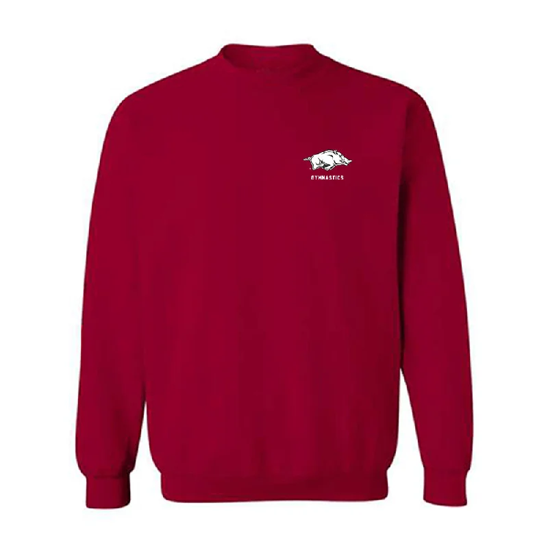 Arkansas - NCAA Women's Gymnastics : Hailey Klein - Classic Shersey Crewneck Sweatshirt Hoodie with Half-Zip Sporty Casual