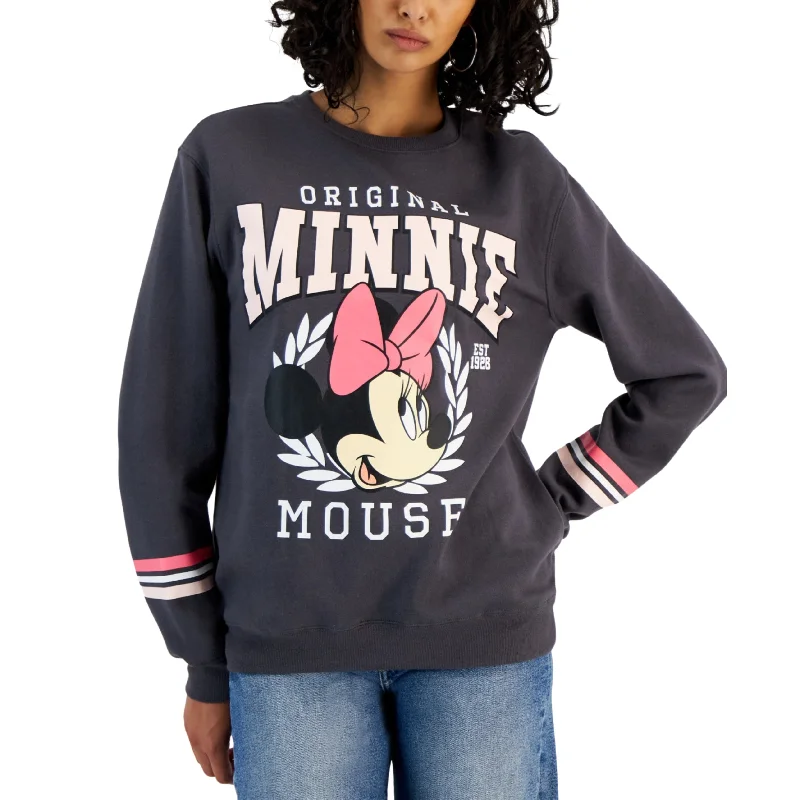 DISNEY - Minnie Mouse Sweatshirt Hoodie with Full-Zip Functional Layering