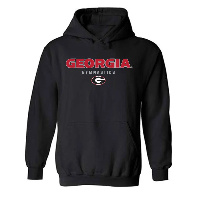 Georgia - NCAA Women's Gymnastics : Sidney Fitzgerald - Classic Shersey Hooded Sweatshirt Hoodie with Hem Elastic Stretchable Comfortable Georgia - NCAA Women's Gymnastics : Sidney Fitzgerald - Classic Shersey Hooded Sweatshirt Hoodie with Hem Elastic Stretchable Comfortable