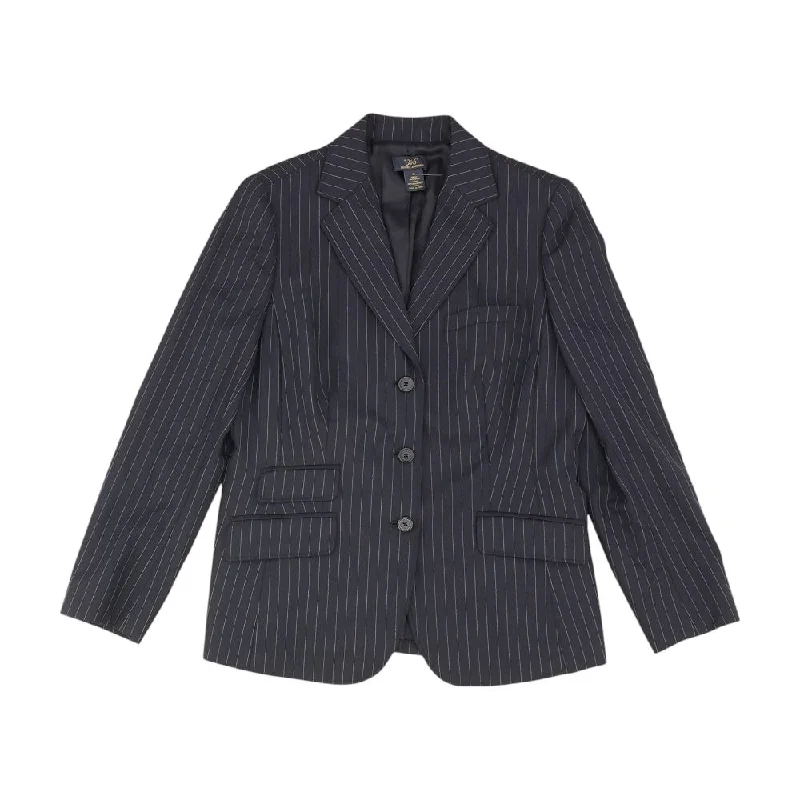 Navy Striped Blazer Women's Boutique Suit