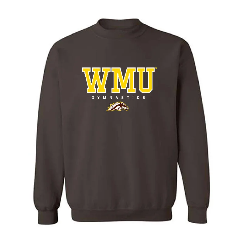 Western Michigan - NCAA Women's Gymnastics : Julie Korfhage - Classic Shersey Crewneck Sweatshirt Hoodie with Puffed Sleeves Voluminous Trendy Western Michigan - NCAA Women's Gymnastics : Julie Korfhage - Classic Shersey Crewneck Sweatshirt Hoodie with Puffed Sleeves Voluminous Trendy