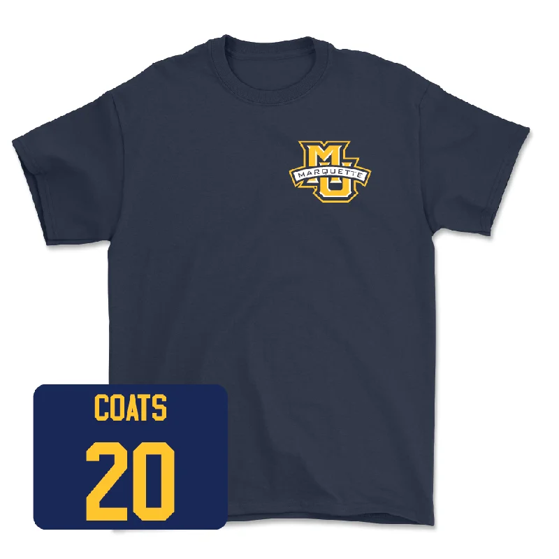 Navy Women's Soccer Classic Tee  - Lilly Coats Tie-Waist Belted Drawstring