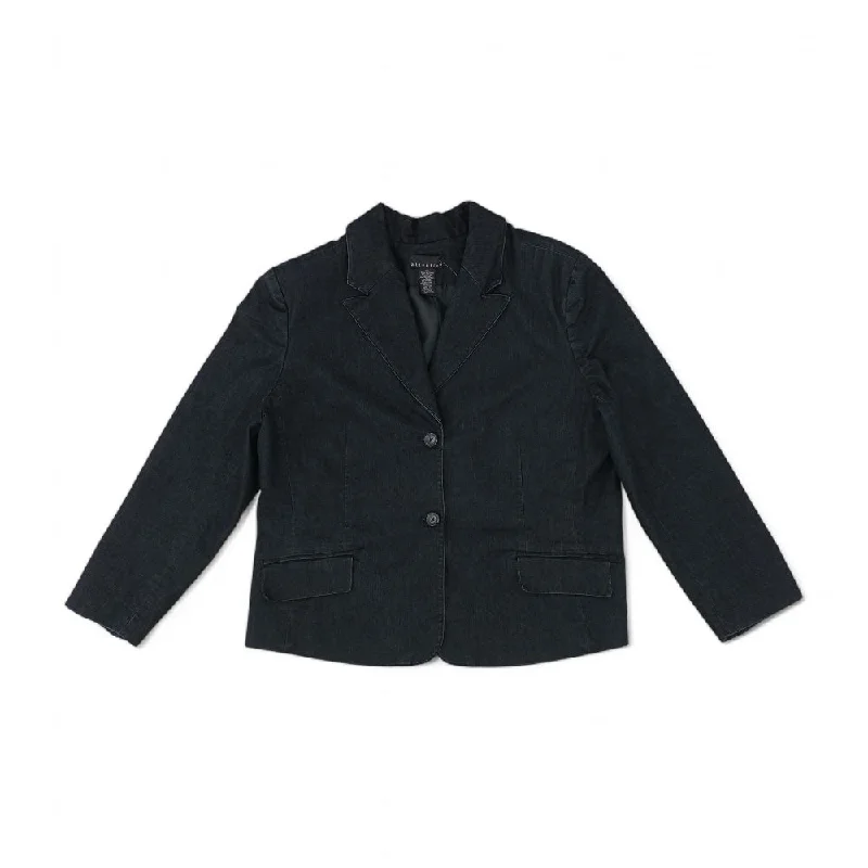 Black Solid Blazer Women's Daily Blazer