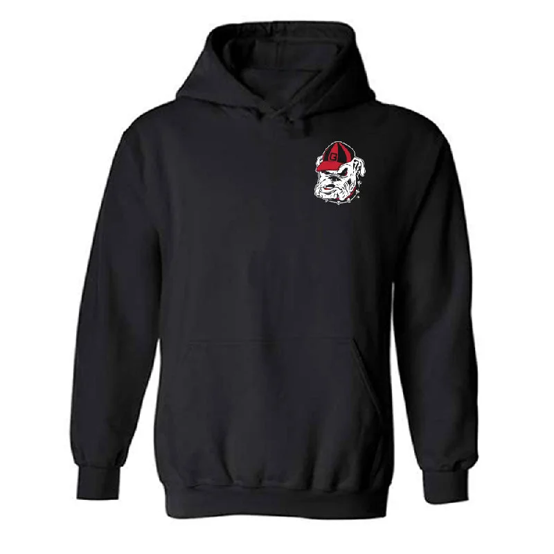 Georgia - NCAA Women's Gymnastics : Sidney Fitzgerald - Classic Shersey Hooded Sweatshirt Hoodie with Logo Branding Identity Georgia - NCAA Women's Gymnastics : Sidney Fitzgerald - Classic Shersey Hooded Sweatshirt Hoodie with Logo Branding Identity