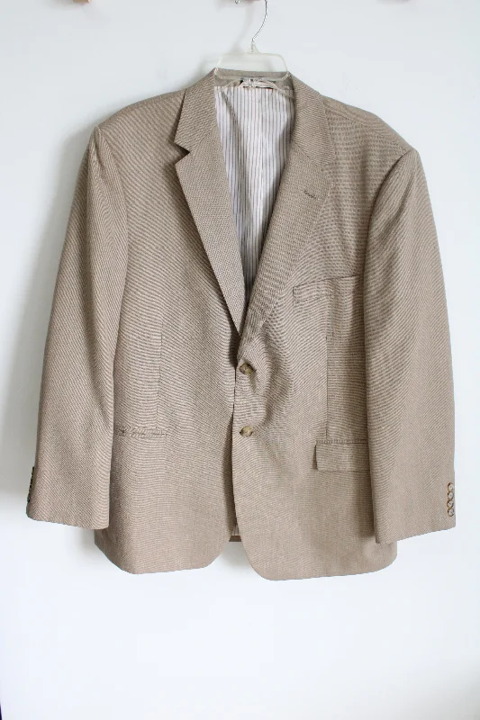 Bert Pulitzer Tan Blazer | 46R Slim Fit Blazer