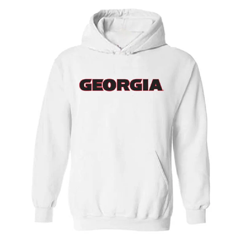 Georgia - NCAA Women's Gymnastics : Sidney Fitzgerald - Classic Shersey Hooded Sweatshirt Hoodie with Strings Custom Fit Adjustable Georgia - NCAA Women's Gymnastics : Sidney Fitzgerald - Classic Shersey Hooded Sweatshirt Hoodie with Strings Custom Fit Adjustable