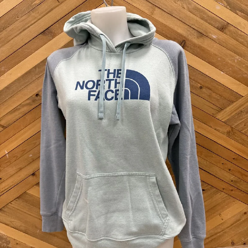 The North Face - Women's Hoodie - MSRP $85: Light Blue/Grey-women-MD Cotton Hoodie Fleece Lining Warmth The North Face - Women's Hoodie - MSRP $85: Light Blue/Grey-women-MD Cotton Hoodie Fleece Lining Warmth