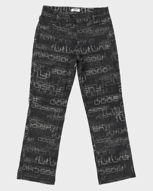 Y2K 00s Moschino Jeans Future 2000 Trousers - W30 Trousers stylish modern