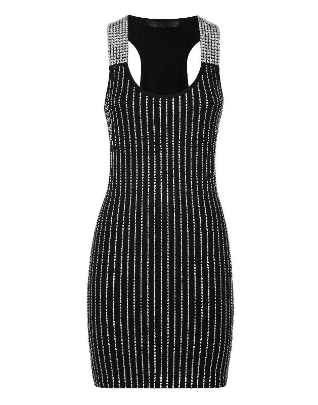 Tank Top Short Dress Strass fitness tank top