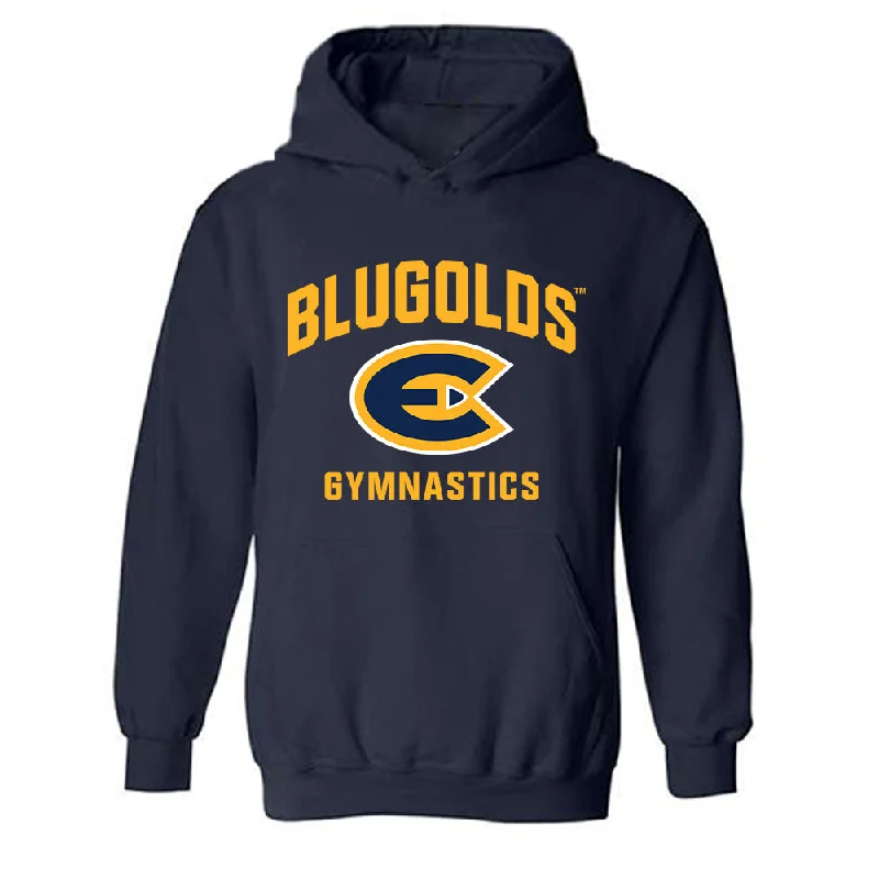 UW Eau Claire - NCAA Women's Gymnastics : Linnea Vasali - Classic Shersey Hooded Sweatshirt Hoodie with Rhinestones Sparkly Elegant UW Eau Claire - NCAA Women's Gymnastics : Linnea Vasali - Classic Shersey Hooded Sweatshirt Hoodie with Rhinestones Sparkly Elegant