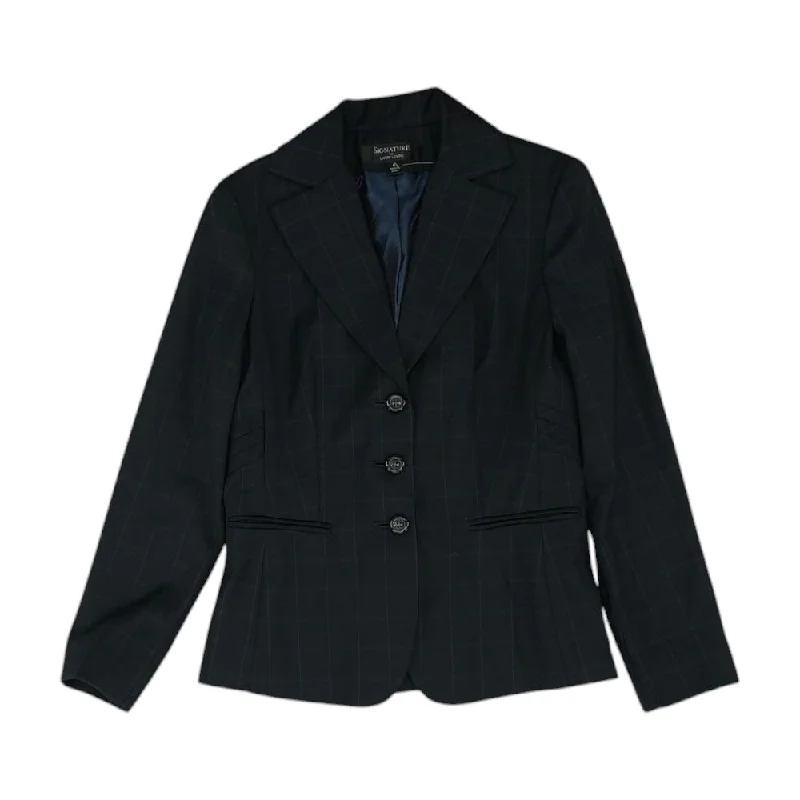 Black Check Blazer Women's Premium Blazer