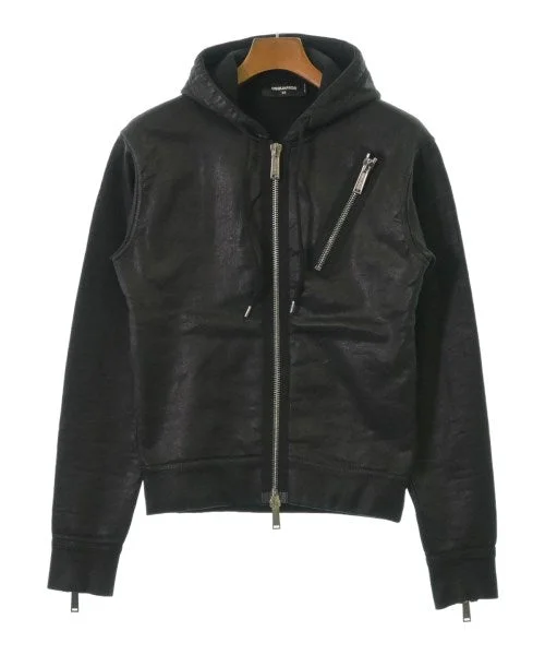 DSQUARED Hoodies Hoodie with Raw Hem Edgy Unfinished