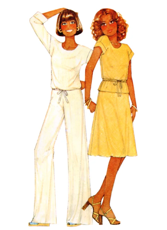 McCalls Vintage Tops, Skirt, Trousers & Shorts M8493 Trousers Chinos Classic
