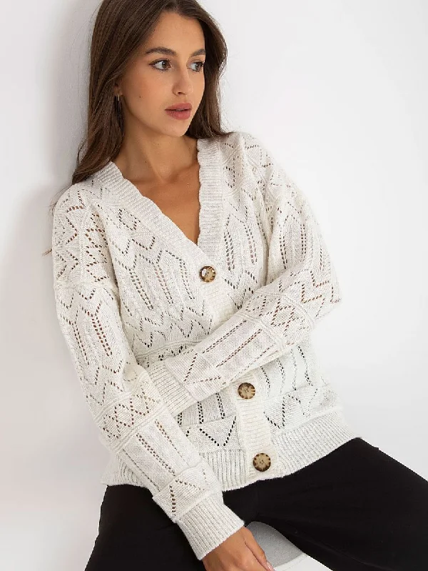 Cardigan Rue Paris Embroidered Appliqued Beaded