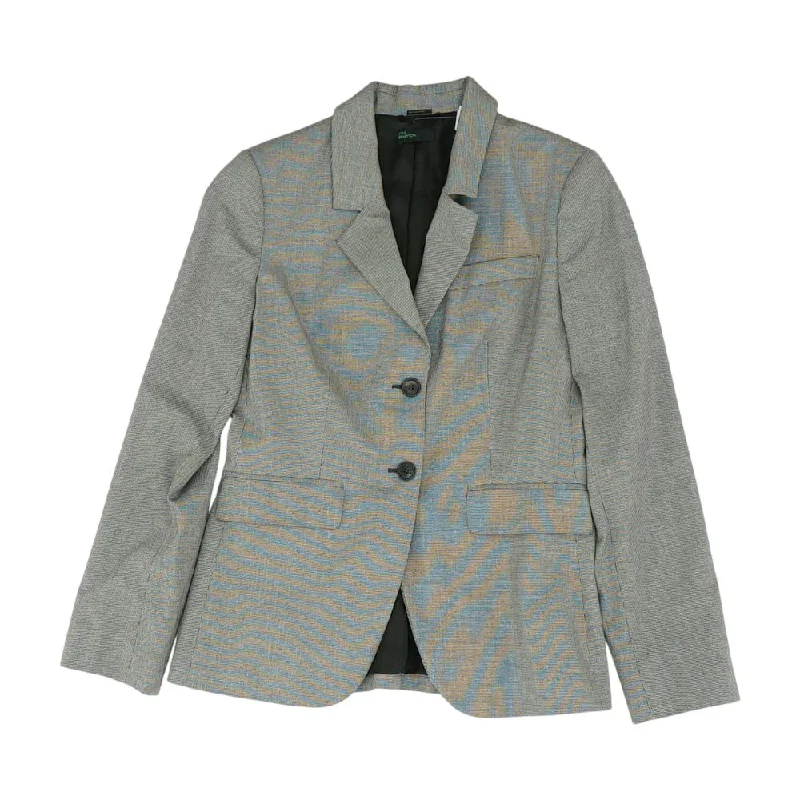 Black Houndstooth Blazer Fashion Women's Blazer
