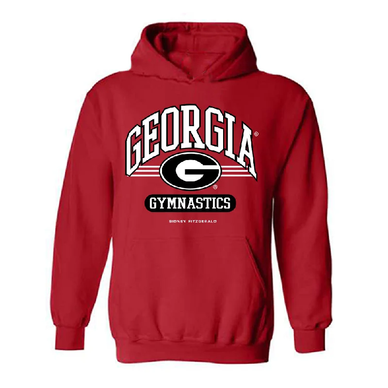 Georgia - NCAA Women's Gymnastics : Sidney Fitzgerald - Classic Fashion Shersey Hooded Sweatshirt Hoodie Dress Longline Feminine Georgia - NCAA Women's Gymnastics : Sidney Fitzgerald - Classic Fashion Shersey Hooded Sweatshirt Hoodie Dress Longline Feminine