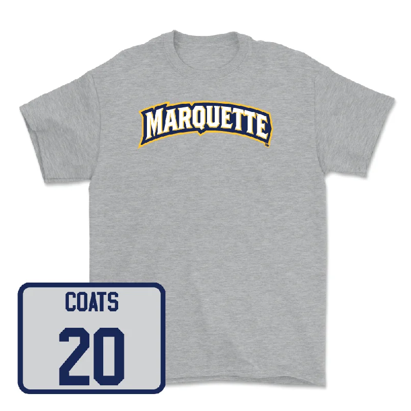 Sport Grey Women's Soccer Wordmark Tee  - Lilly Coats Trim Padded Insulated