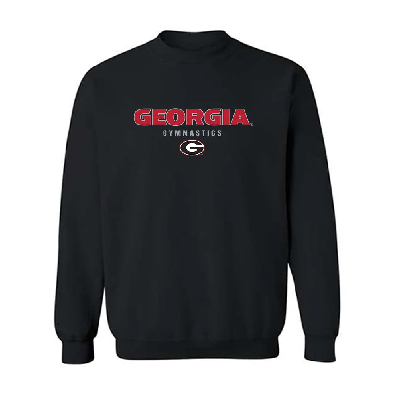 Georgia - NCAA Women's Gymnastics : Sidney Fitzgerald - Classic Shersey Crewneck Sweatshirt Hoodie with Embroidery Detailed Premium Georgia - NCAA Women's Gymnastics : Sidney Fitzgerald - Classic Shersey Crewneck Sweatshirt Hoodie with Embroidery Detailed Premium